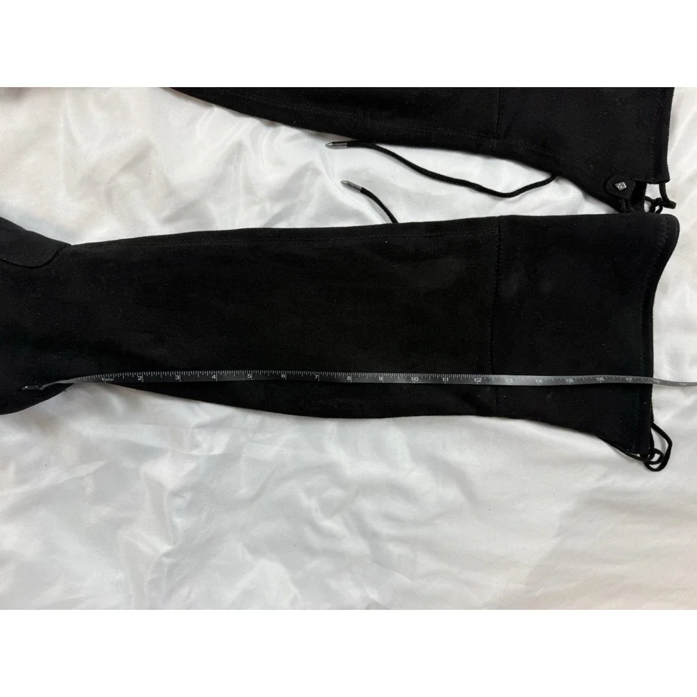 Sam Edelman Kristie Black Suede Over Knee Boots Womens Size 9 / EU 39 Thigh High